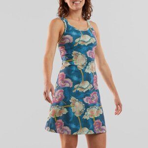 Title Nine Cirque De La Vie Dress Water Lily Built In Bra Zip Pocket
